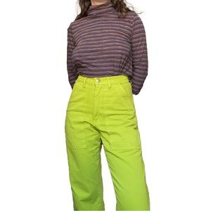 Discontinued Madewell Whisper Cotton Turtleneck in Evie Stripe